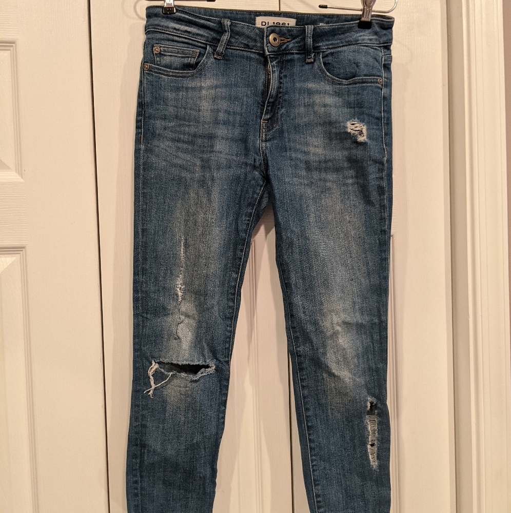 DL 1961 Florence Instasculpt Cropped Jeans